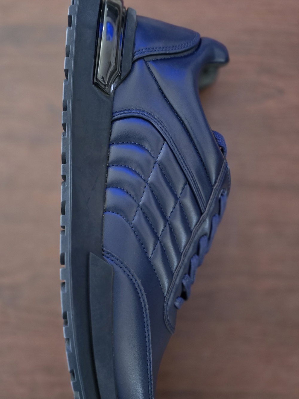 Men's 13 Mazino Navy Quilted Low-Top Sneakers